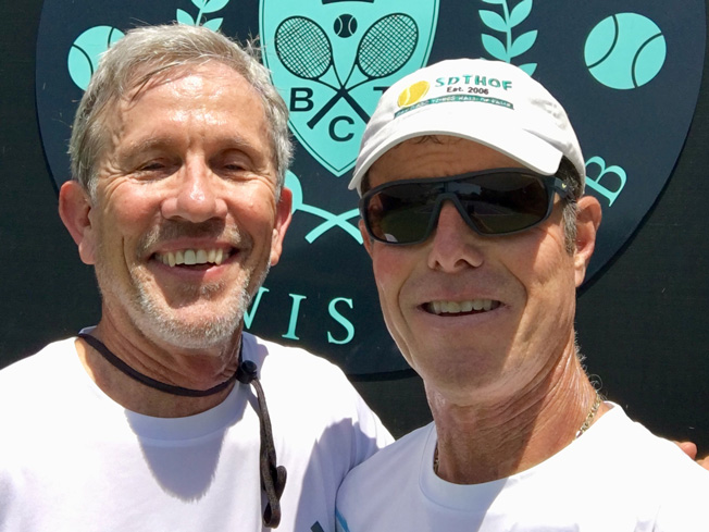 Steve Bartlett, left, and Larry Belinsky