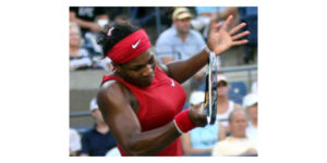 Serena Williams at the U.S. Open in 2001