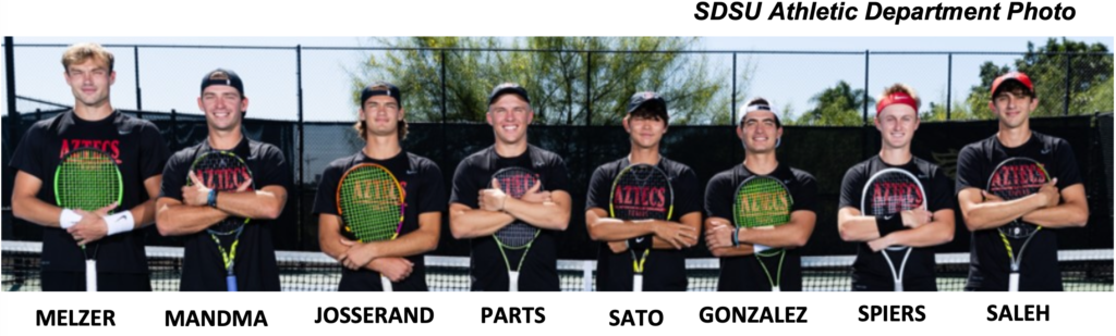 2024 Aztec Men's Tennis Team