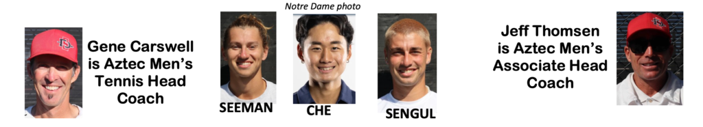 2024 Aztec Men's Tennis Team, part 2