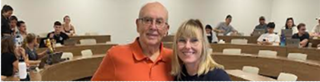 SDSU Professor William Sannwald and Indra Erichsen