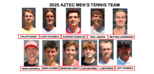 2025 Aztec Men's Tennis Team