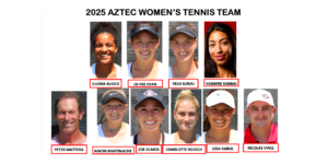 2025 Aztec Women's Tennis Team
